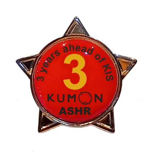 KUMON Ahead of KIS 3 yrs 3 red